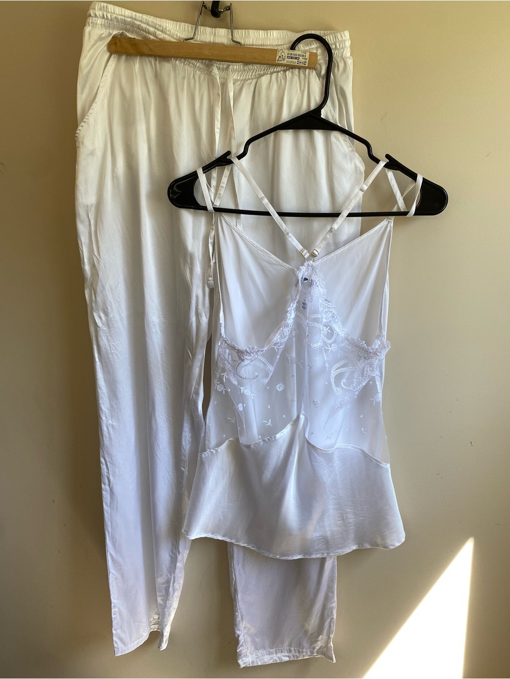 Cosabella 100% silk made in Italy pants and cami set size Large